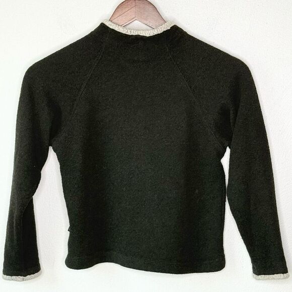 Kuhl Alfpaca Mock Neck Dark Brown Pullover Sweater - Kids US M - Picture 2 of 7
